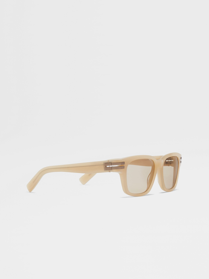 Beige Acetate Sunglasses Beige Acetate Sunglasses