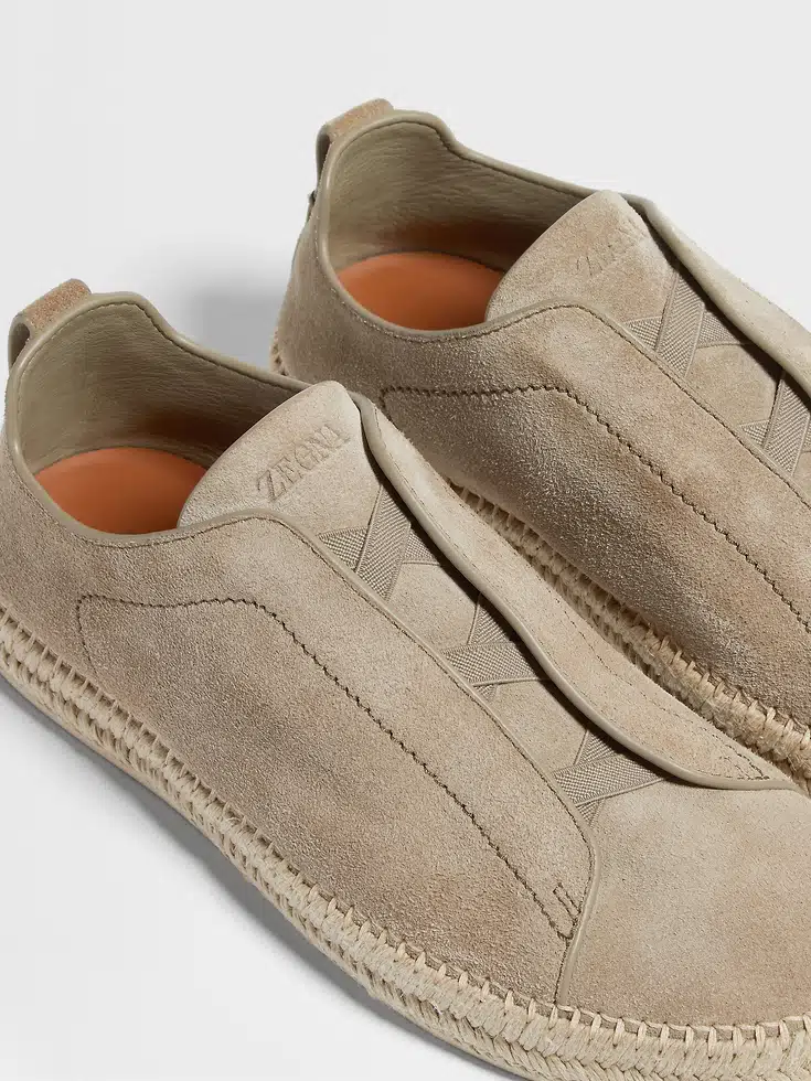 Beige Suede Triple Stitch™ Espadrilles