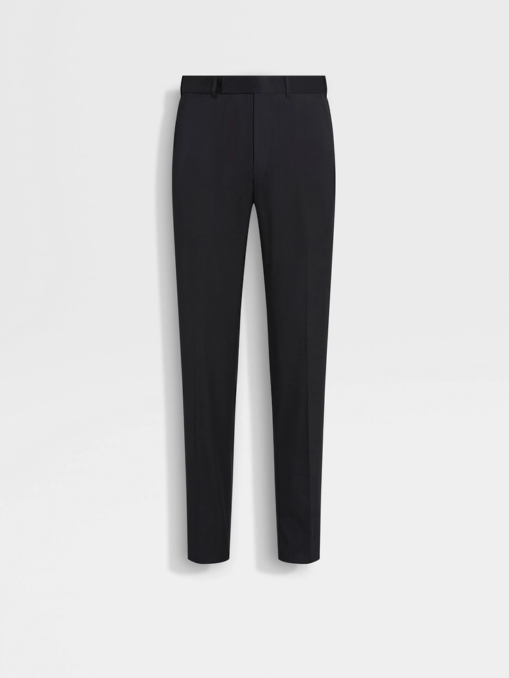 Black Centoventimila Wool Pants