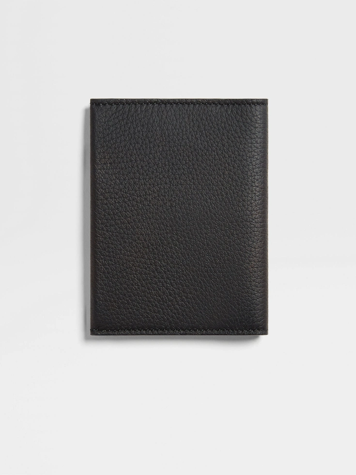 Black Deerskin Passport Case Black Deerskin Passport Case