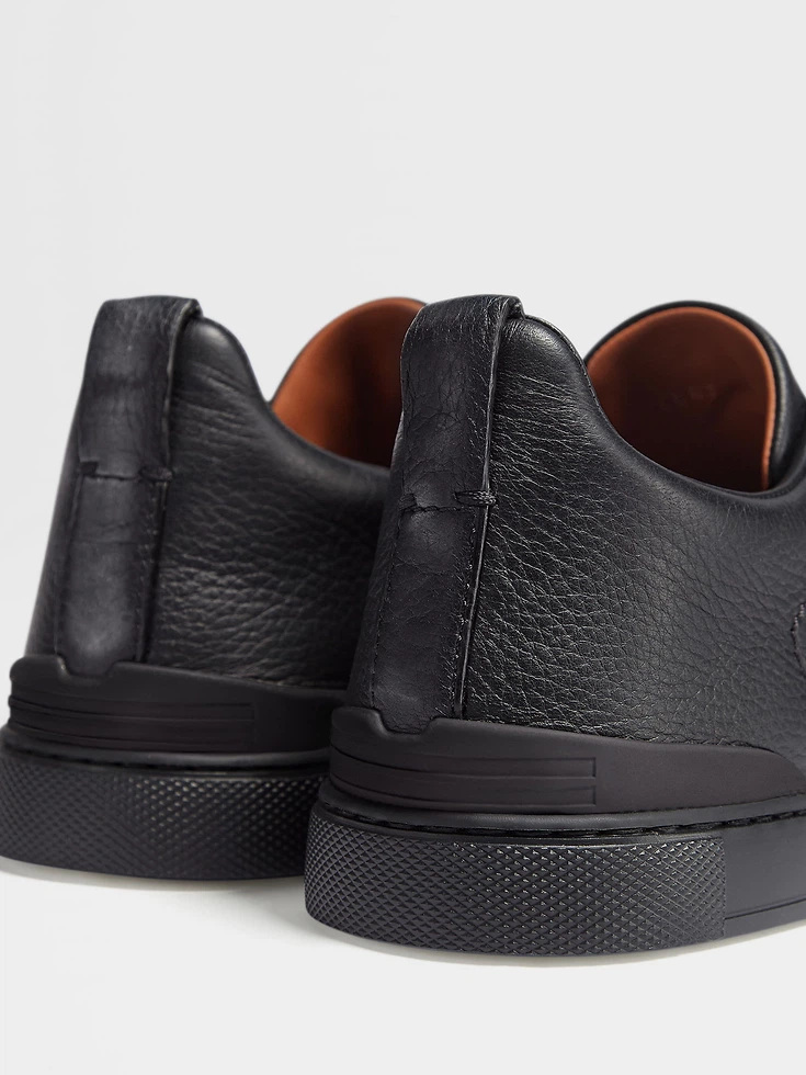 Black Deerskin Triple Stitch™ Sneakers Black Deerskin Triple Stitch™ Sneakers