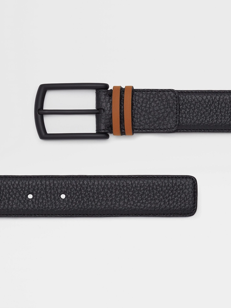 Black Leather Belt
