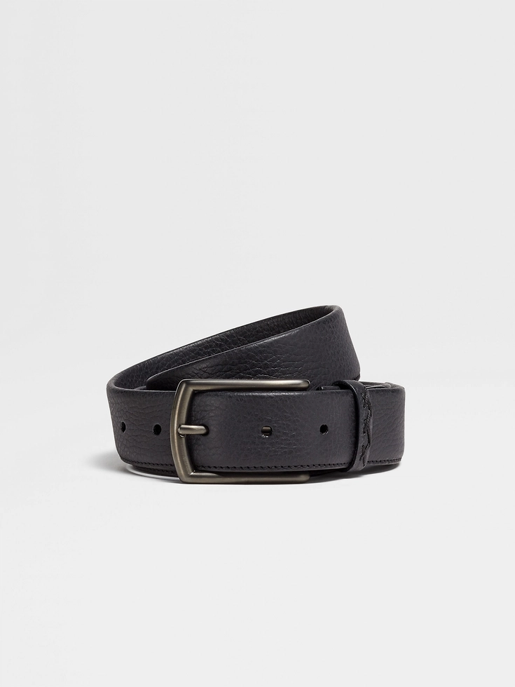 Black Leather Belt