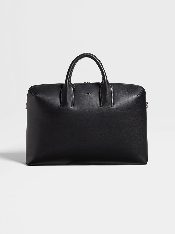 Black Leather Handbag