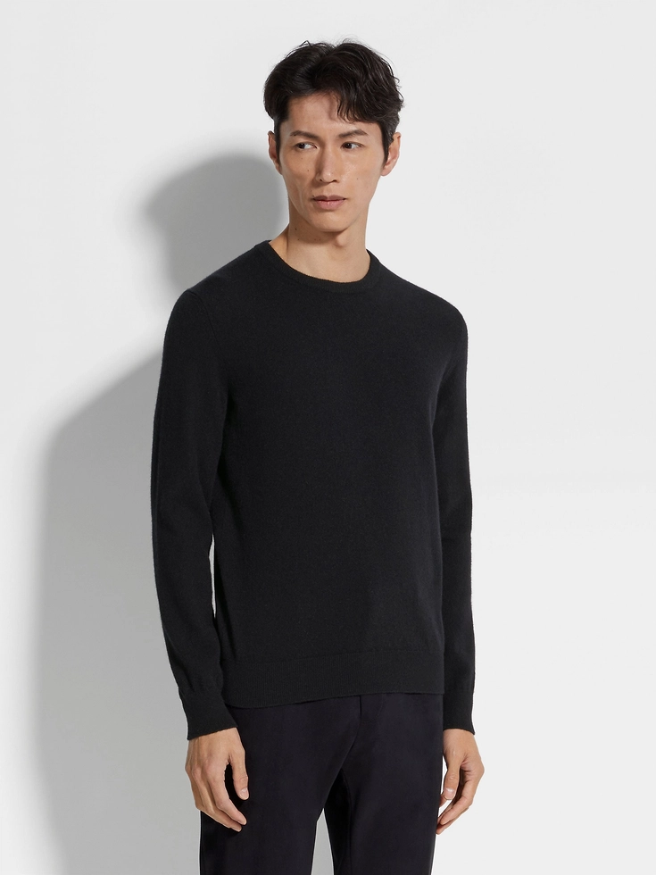 Black Oasi Cashmere Crewneck Black Oasi Cashmere Crewneck