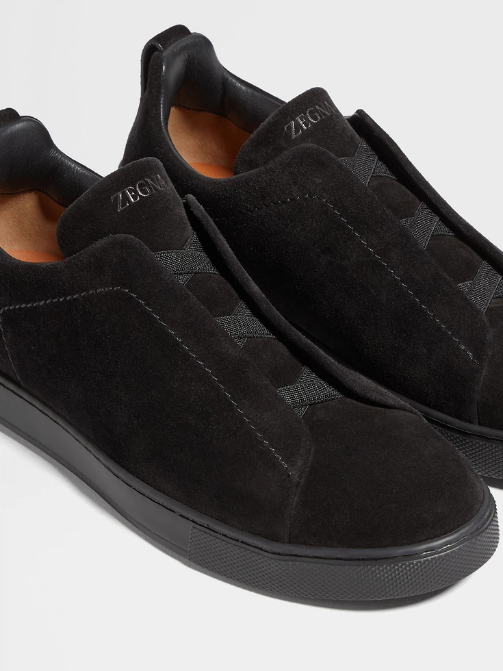 Black Suede Triple Stitch™ Sneakers