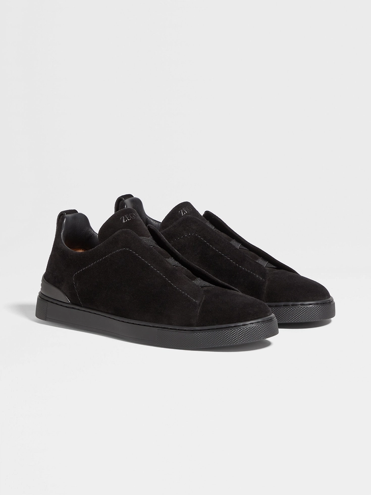 Black Suede Triple Stitch™ Sneakers