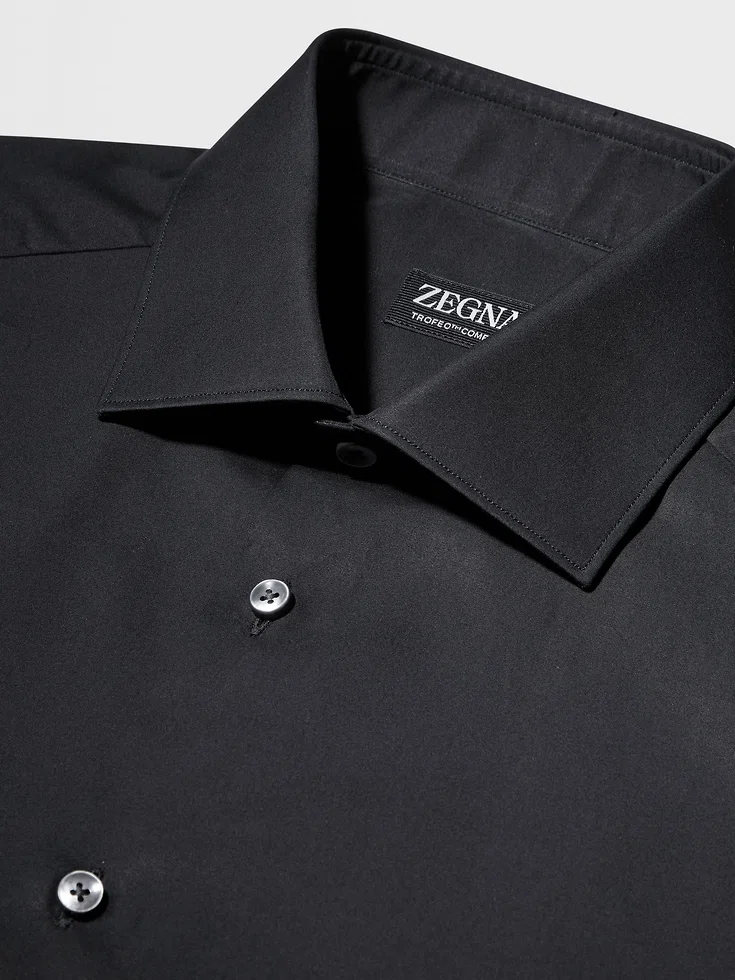 Black Trofeo™ Comfort Cotton Shirt Black Trofeo™ Comfort Cotton Shirt