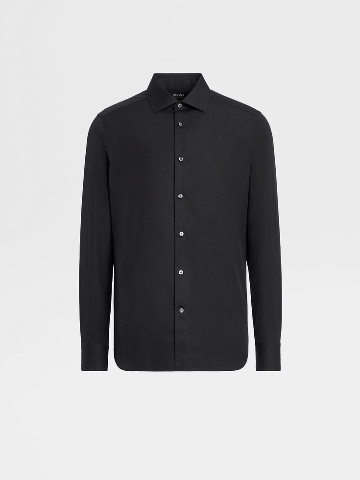 Black Trofeo™ Comfort Cotton Shirt