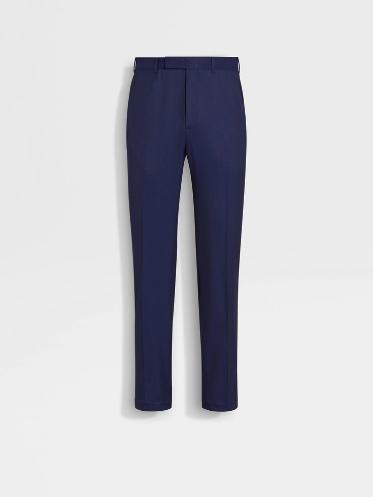 Blue Centoventimila Wool Pants