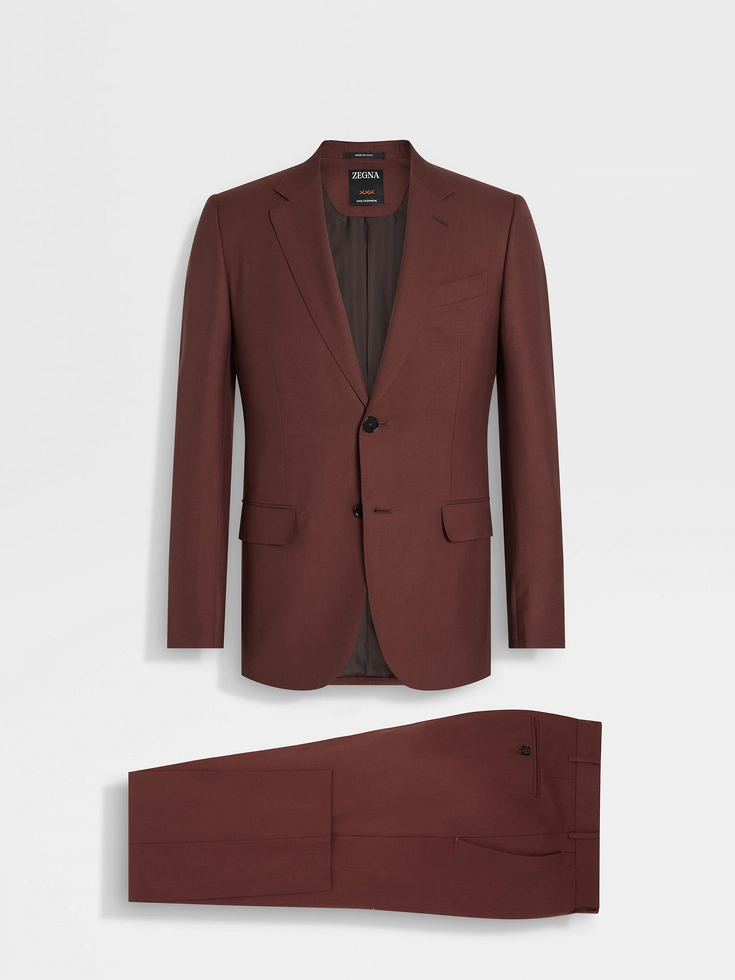 Brick Red Oasi Cashmere Suit