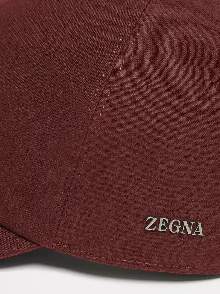 Brick Red Oasi Lino Baseball Cap