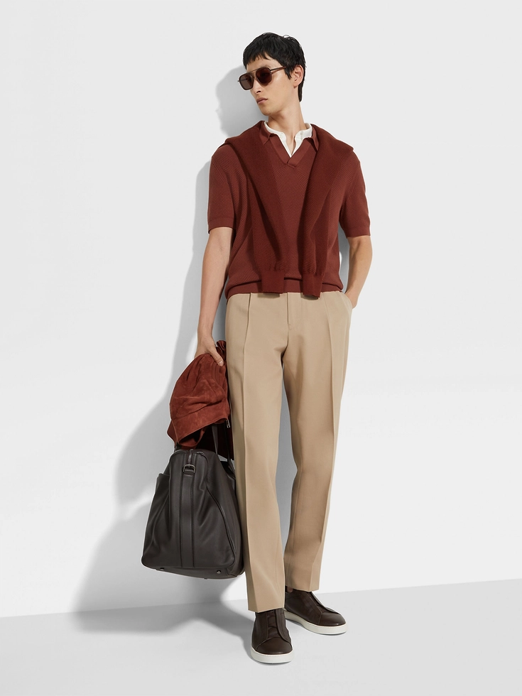 Brick Red Premium Cotton Polo Shirt Brick Red Premium Cotton Polo Shirt