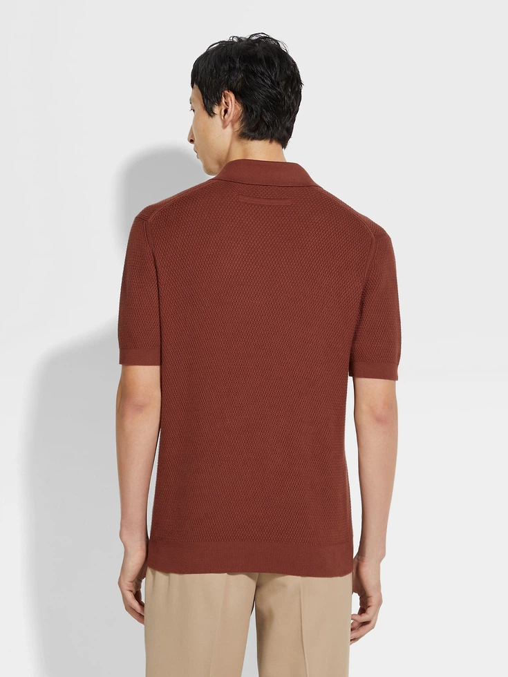 Brick Red Premium Cotton Polo Shirt Brick Red Premium Cotton Polo Shirt
