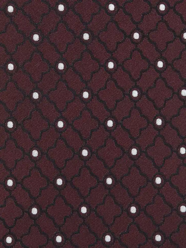 Burgundy Silk Tie