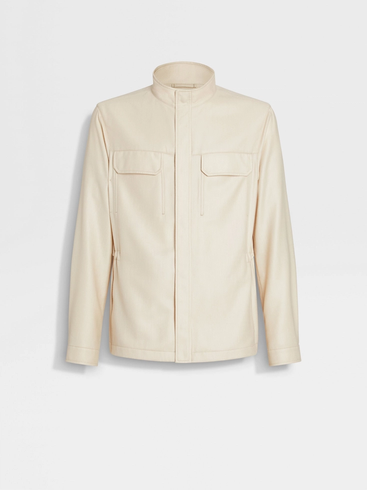 Cashmere Silk and Linen Blouson