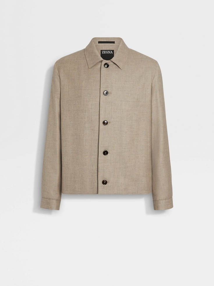 Cashmere Silk and Linen Chore Jacket