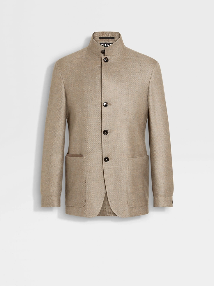 Cashmere Silk and Linen Il Conte Jacket