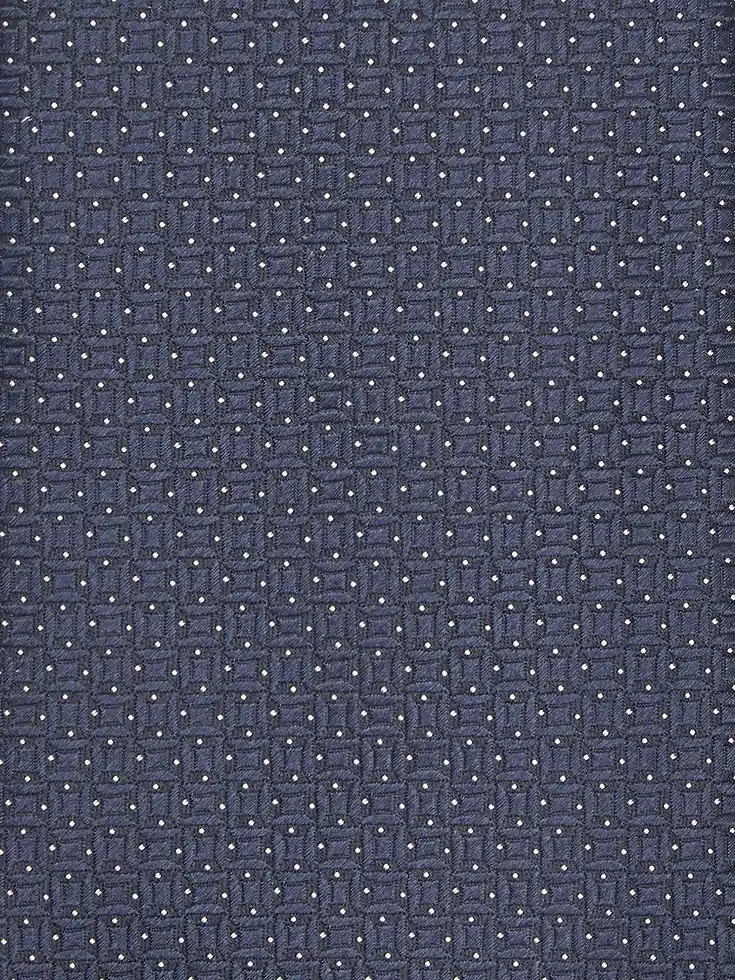 Dark Blue CENTO FILI Silk Tie