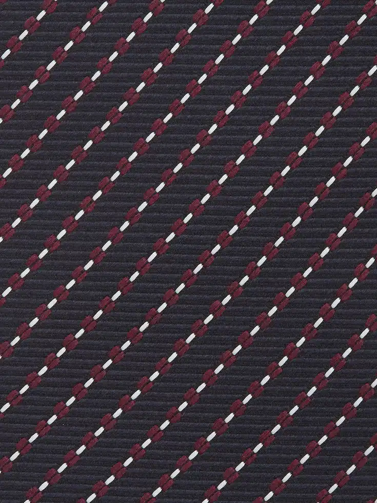 Dark Blue CINQUE PIEGHE Silk Tie