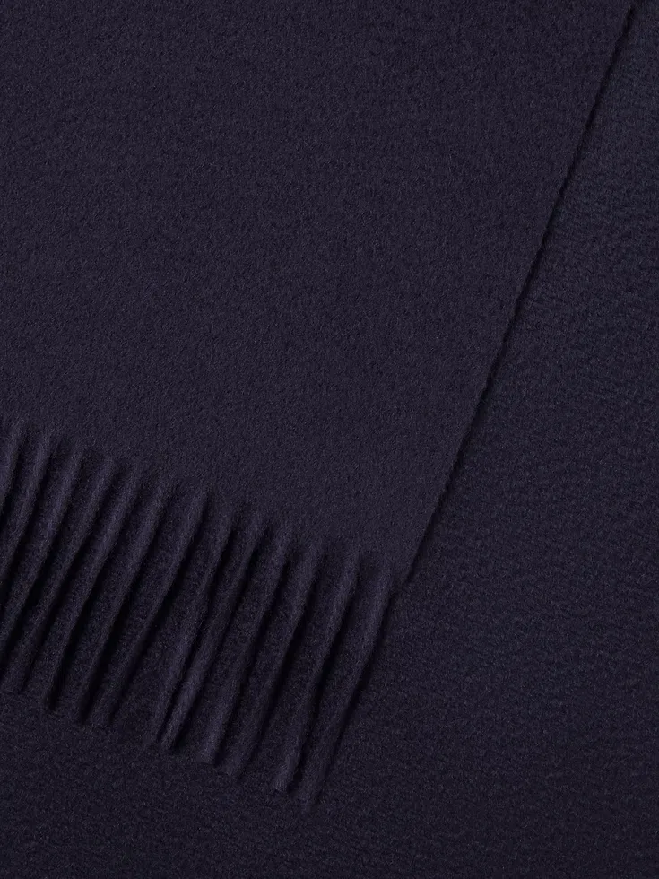Dark Blue Oasi Cashmere Scarf