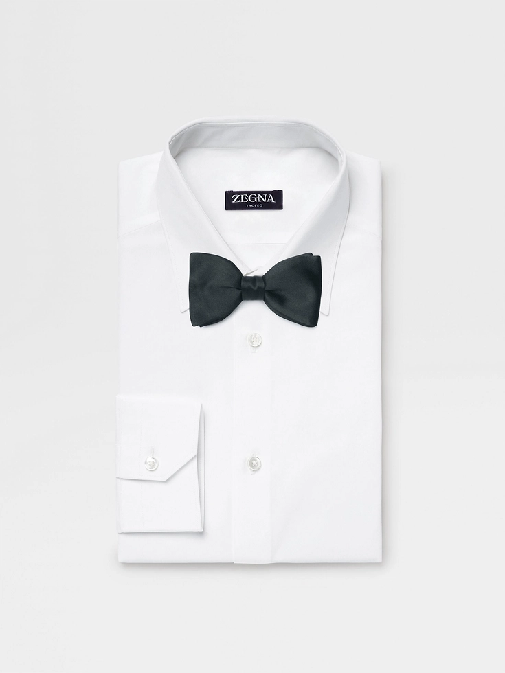 Dark Blue Silk Bowtie Dark Blue Silk Bowtie