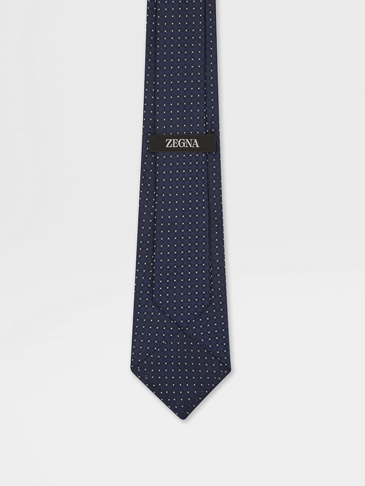 Dark Blue Silk Tie Dark Blue Silk Tie