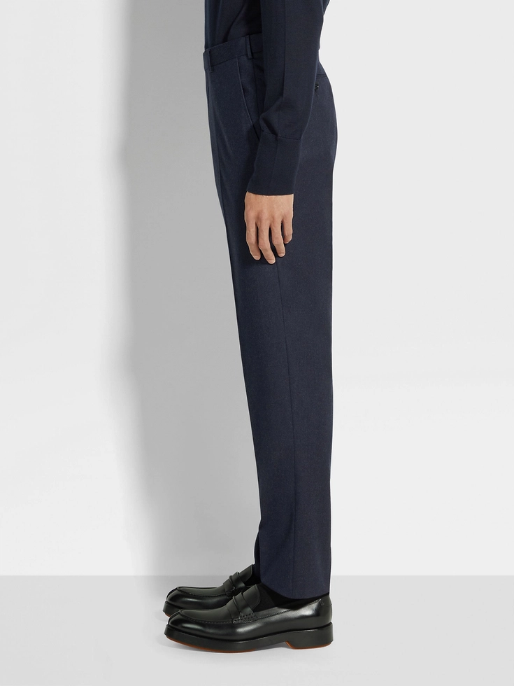 Dark Blue Wool Pants Dark Blue Wool Pants