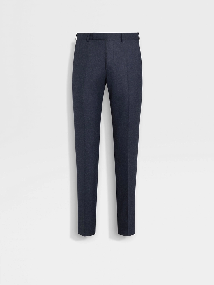 Dark Blue Wool Pants