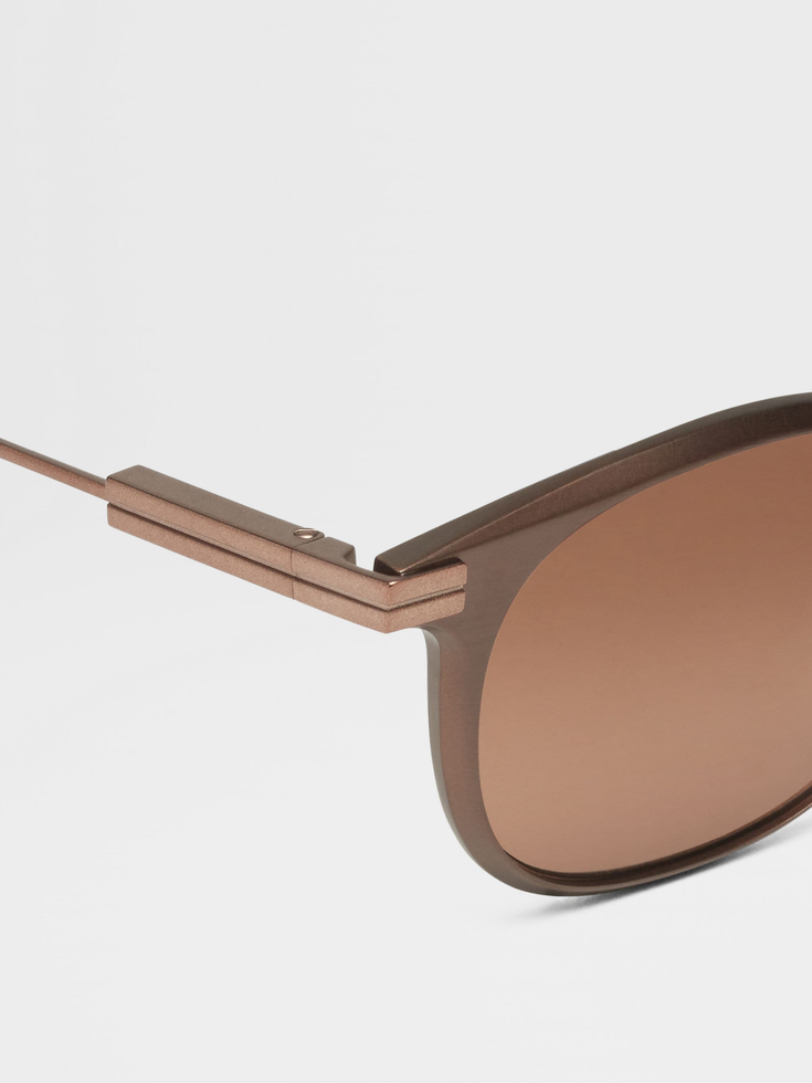 Dark Bronze Aluminium Sunglasses