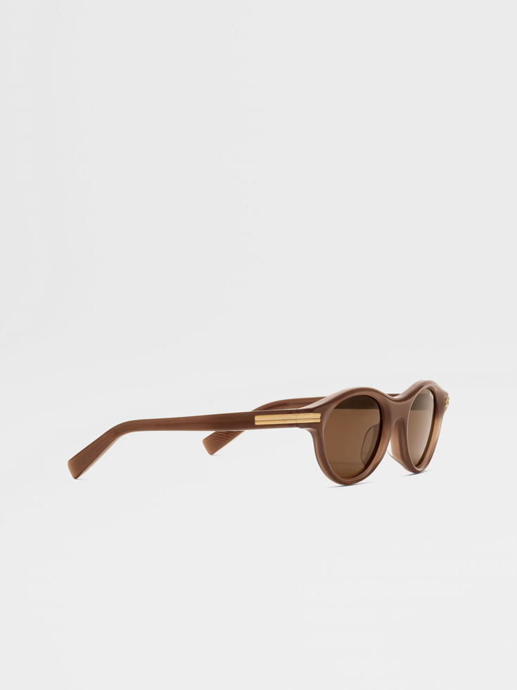 Dark Brown Acetate Sunglasses Dark Brown Acetate Sunglasses