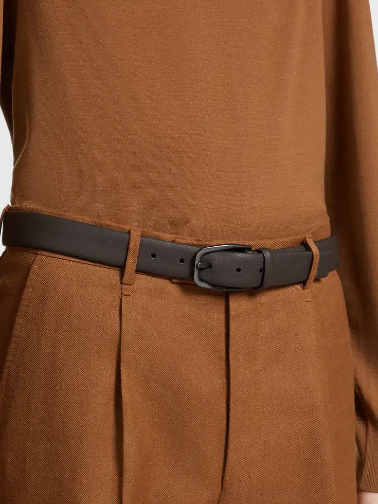 Dark Brown Leather Belt Dark Brown Leather Belt