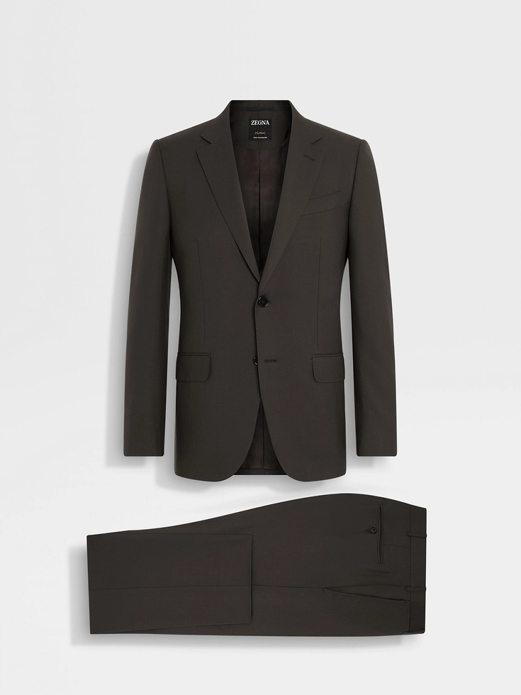 Dark Brown Oasi Cashmere Suit