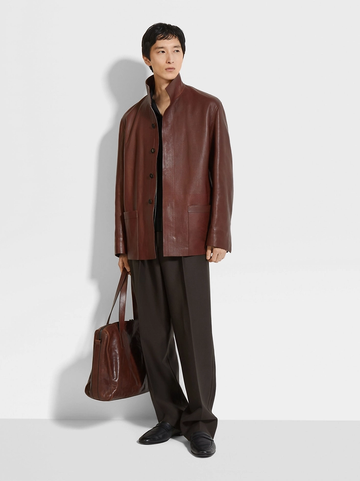 Dark Brown Oasi Lino Pants Dark Brown Oasi Lino Pants