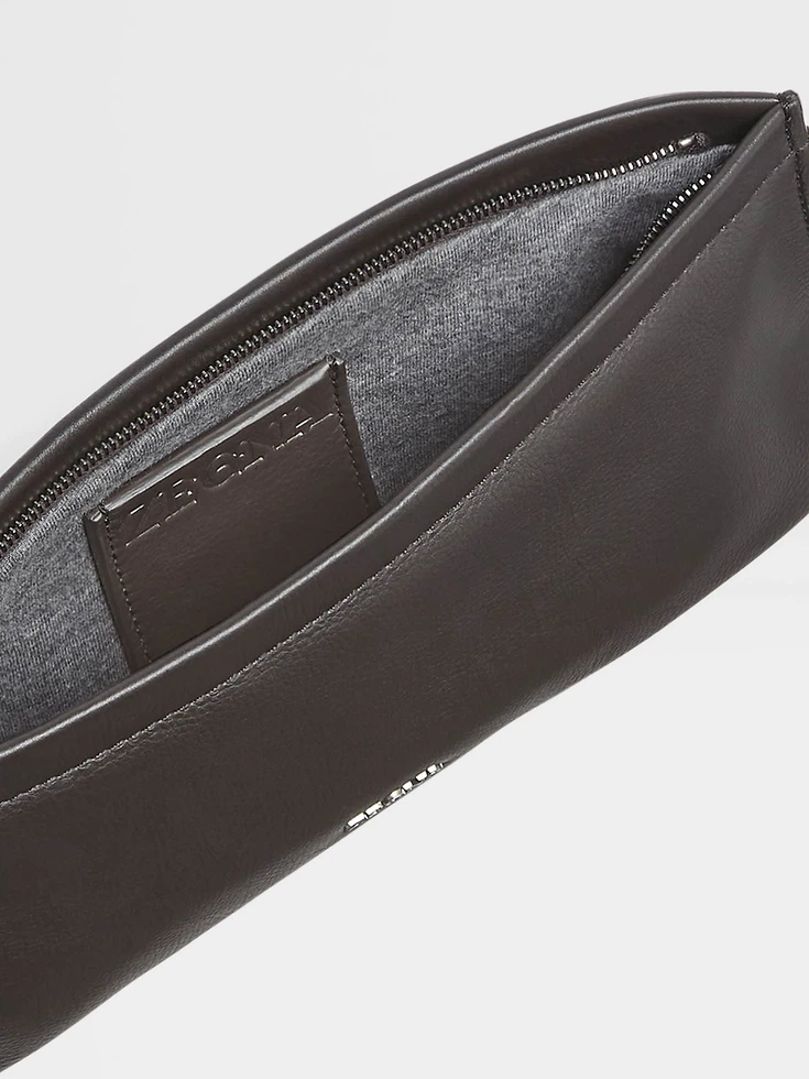 Dark Brown SECONDSKIN Clutch Dark Brown SECONDSKIN Clutch