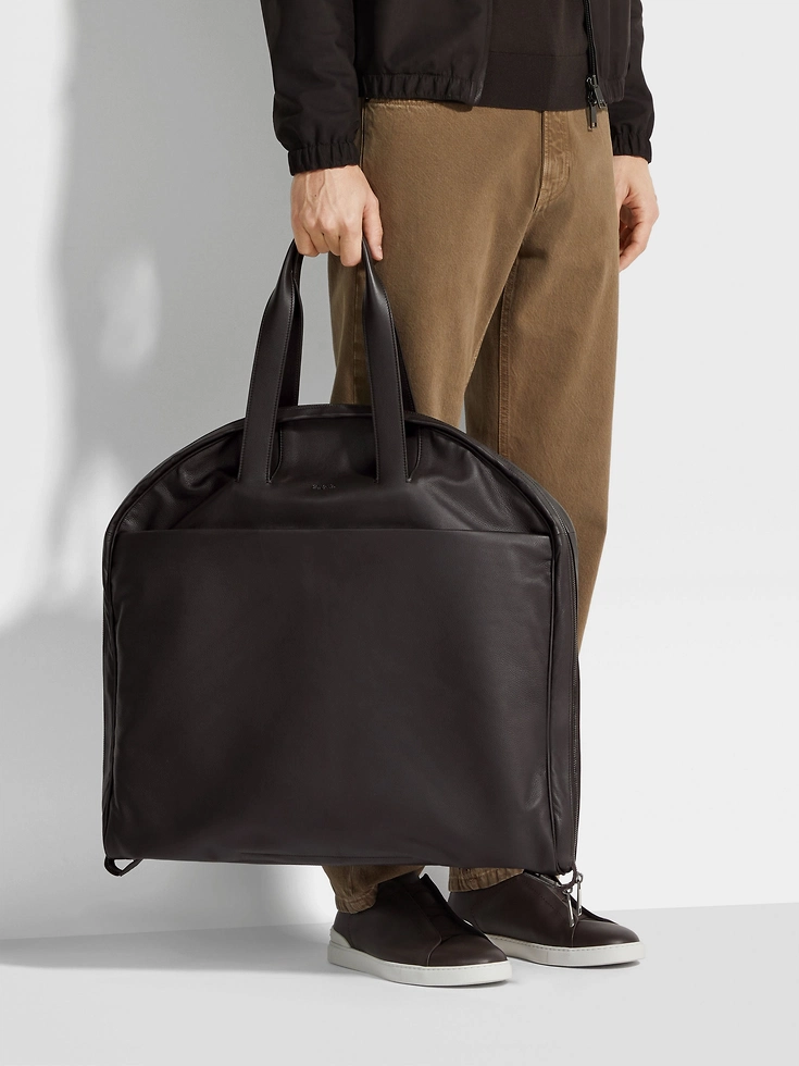 Dark Brown SECONDSKIN Garment Bag Dark Brown SECONDSKIN Garment Bag
