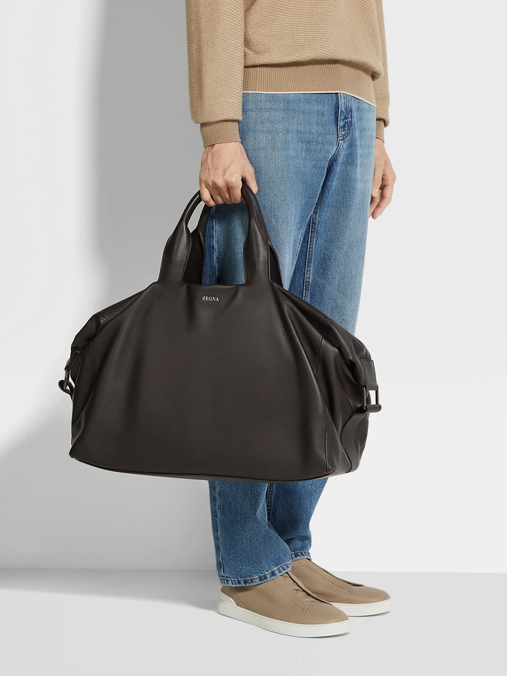 Dark Brown SECONDSKIN Holdall Raglan Dark Brown SECONDSKIN Holdall Raglan