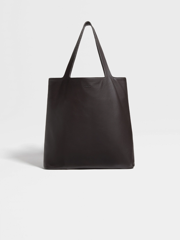 Dark Brown SECONDSKIN Tote Bag Dark Brown SECONDSKIN Tote Bag