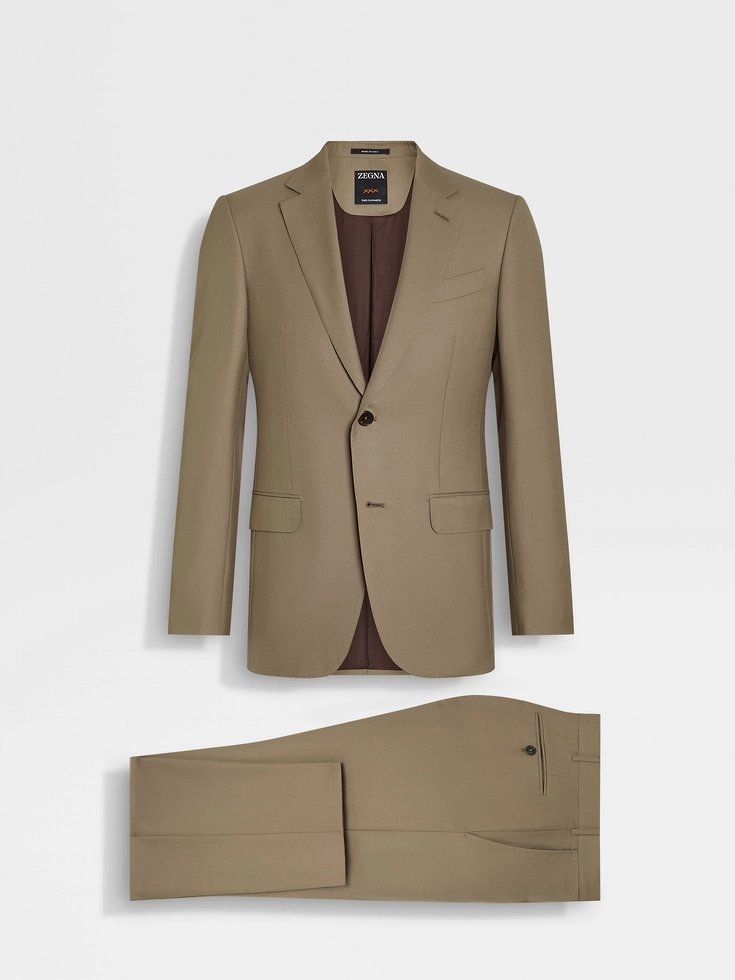 Dark Ochre Oasi Cashmere Suit