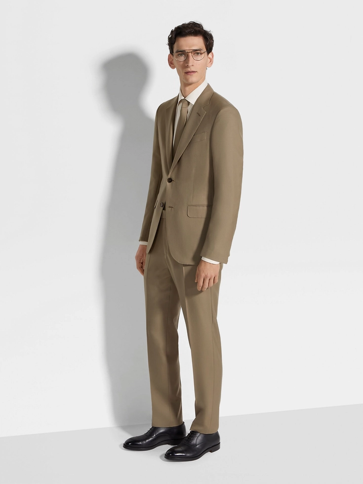 Dark Ochre Oasi Cashmere Suit