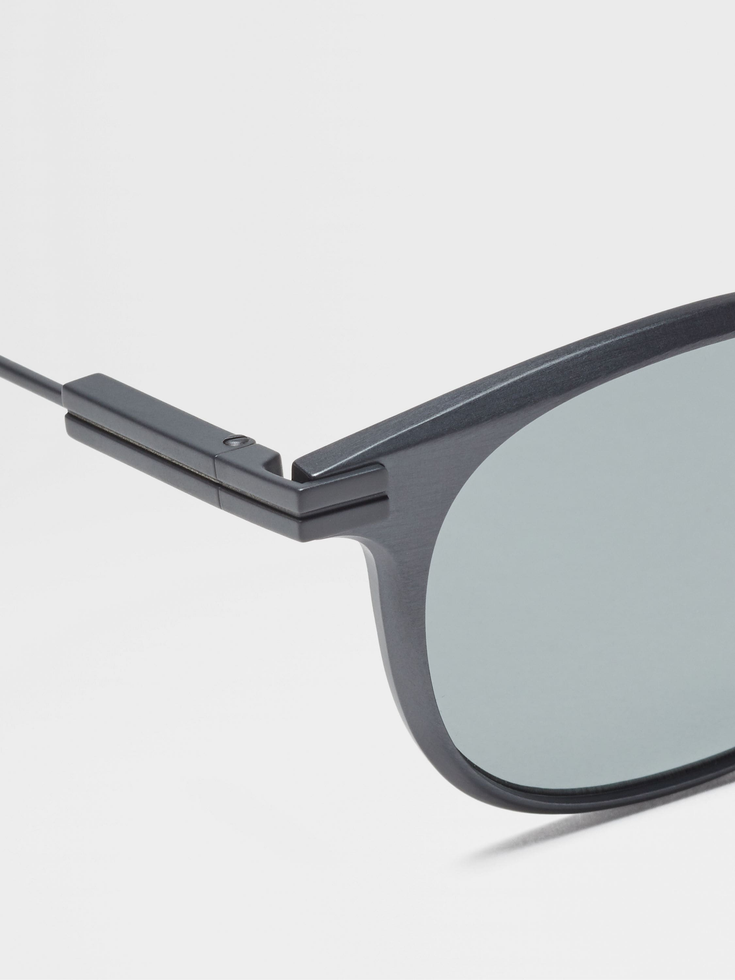 Dark Silver Aluminium Sunglasses