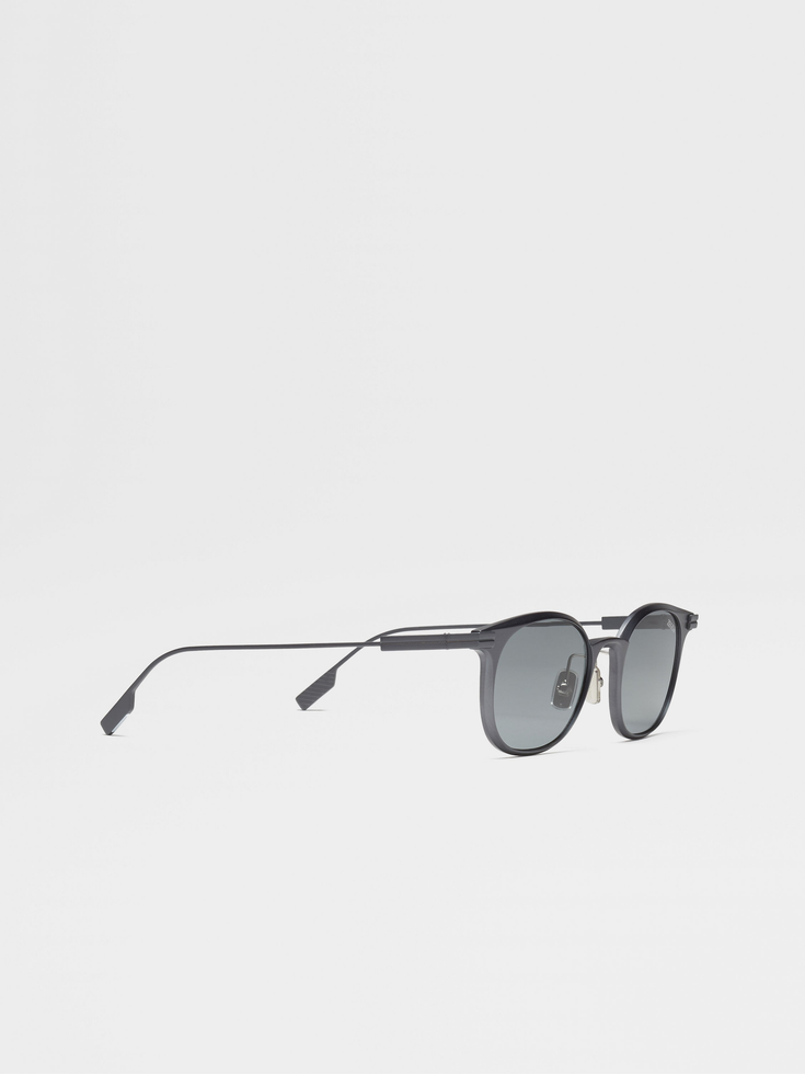 Dark Silver Aluminium Sunglasses Dark Silver Aluminium Sunglasses