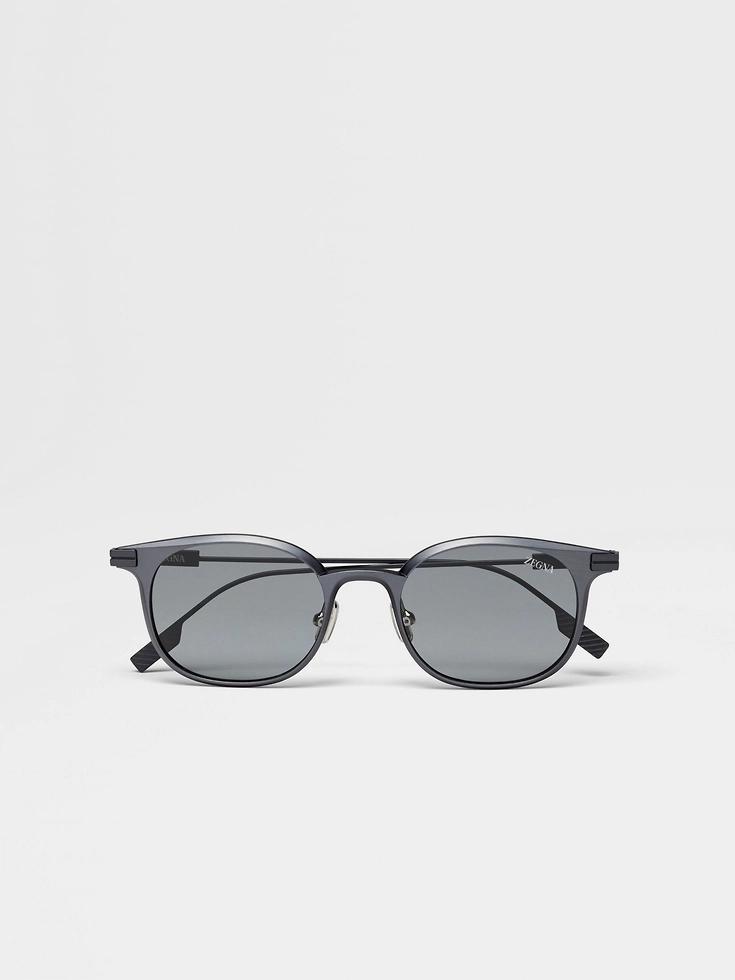 Dark Silver Aluminium Sunglasses