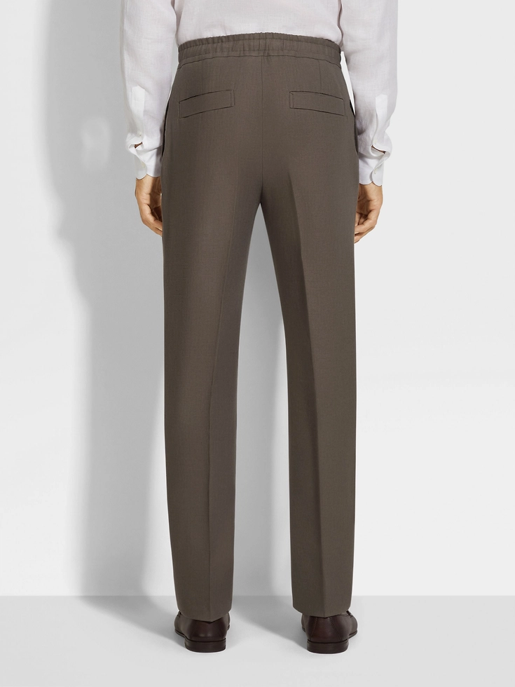 Dark Taupe Oasi Lino Pants Dark Taupe Oasi Lino Pants