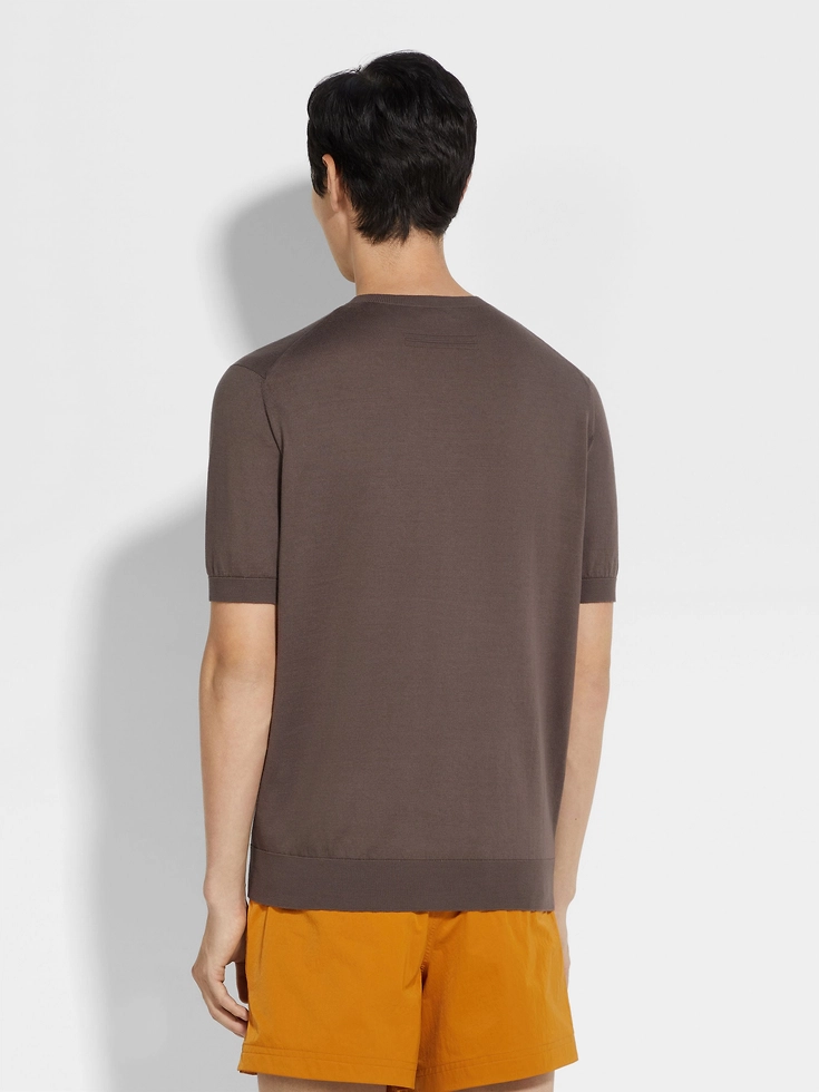 Dark Taupe Premium Cotton T-shirt Dark Taupe Premium Cotton T-shirt