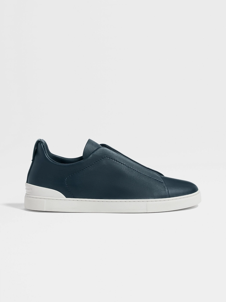 Dark Teal Blue Triple Stitch™ SECONDSKIN Sneakers Dark Teal Blue Triple Stitch™ SECONDSKIN Sneakers