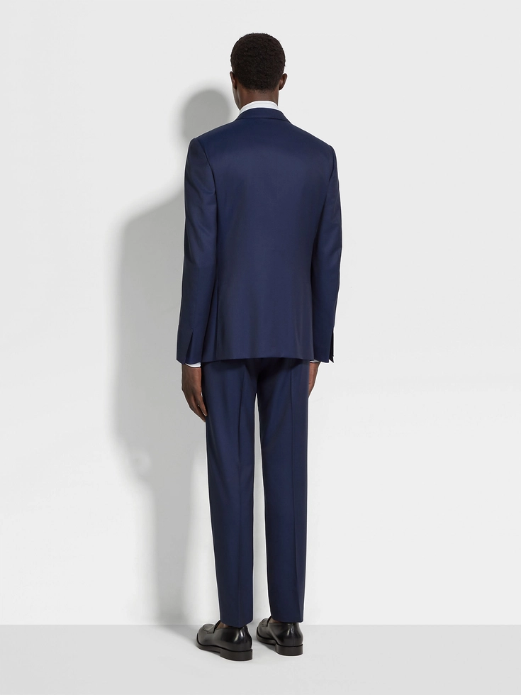 Electric Blue Centoventimila Wool Suit Electric Blue Centoventimila Wool Suit