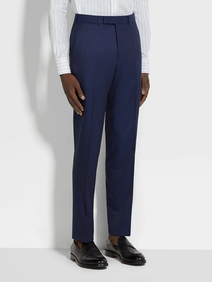 Electric Blue Centoventimila Wool Suit Electric Blue Centoventimila Wool Suit