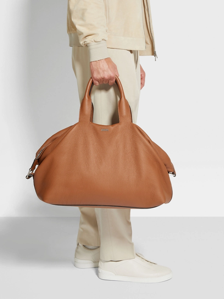 Foliage Deerskin Holdall Raglan