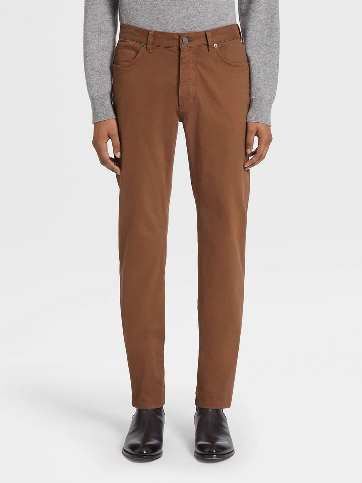 Foliage Stretch Cotton Roccia Jeans